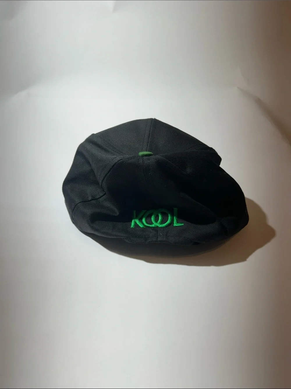 Vintage Kool K-Embroidered Black Baseball Cap